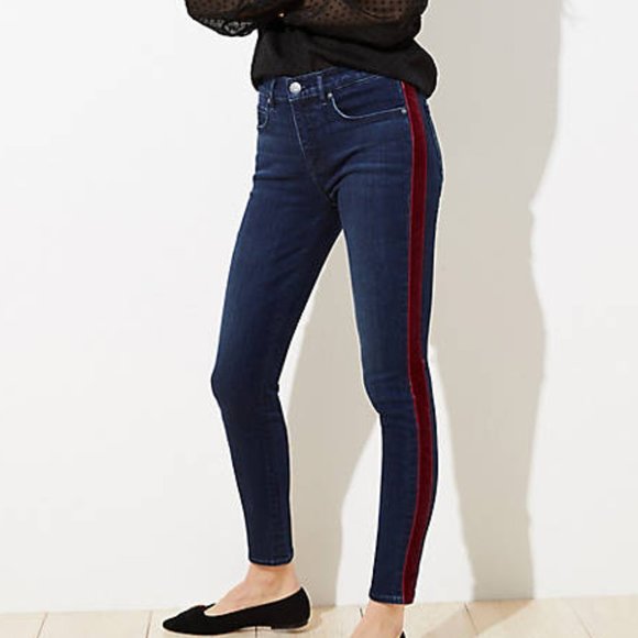 LOFT | Jeans | Nwt Loft Velvet Stripe 